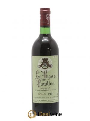 La Rose Pauillac  1983 - Lot of 1 Bottle