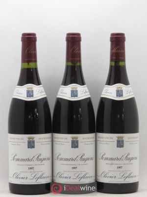 Pommard 1er Cru Rugiens Olivier Leflaive 1997 - Lot of 3 Bottles