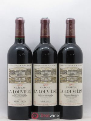 Château la Louvière  2000 - Lot of 3 Bottles