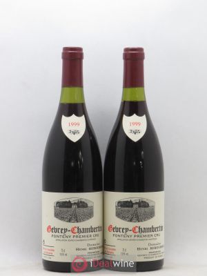 Gevrey-Chambertin 1er Cru Fonteny Henri Rebourseau (Domaine)  1999 - Lot of 2 Bottles