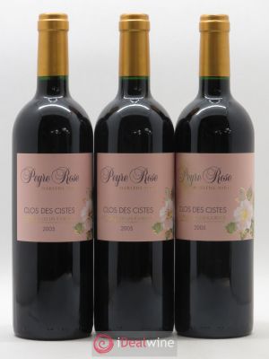 Vin de France (anciennement Coteaux du Languedoc) Domaine Peyre Rose Clos des Cistes Marlène Soria  2005 - Lot de 3 Bouteilles