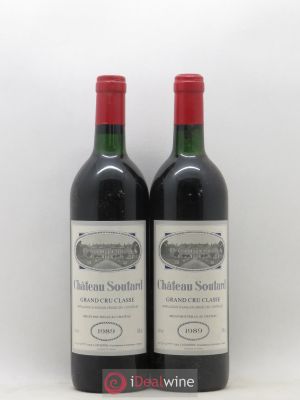 Château Soutard Grand Cru Classé  1989 - Lot of 2 Bottles