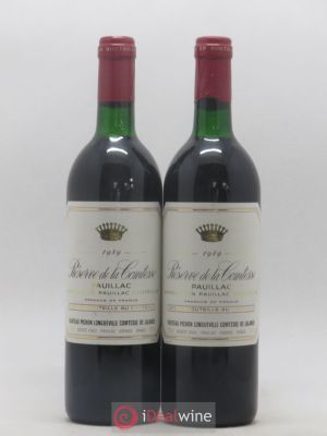 Réserve de la Comtesse Second Vin  1989 - Lot of 2 Bottles