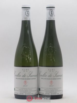 Savennières Clos de la Coulée de Serrant Vignobles de la Coulée de Serrant - Nicolas Joly  2017 - Lot of 2 Bottles