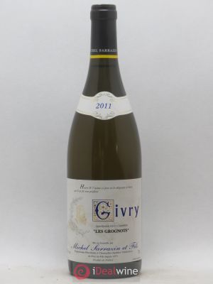 Givry Les Grognots Michel Sarrazin (sans prix de réserve) 2011 - Lot de 1 Bouteille