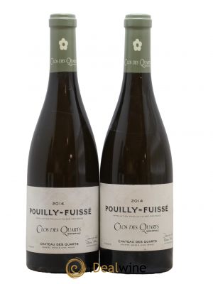 Pouilly-Fuissé Clos des Quarts Château des Quarts 2014 - Lot of 2 Bottles