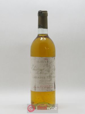 Cérons château  1984 - Lot of 1 Bottle