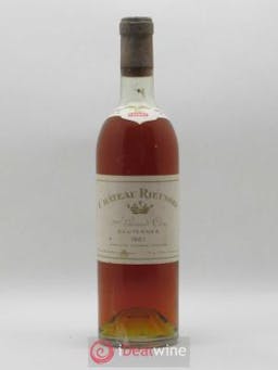 Château Rieussec 1er Grand Cru Classé  1961 - Lot of 1 Bottle