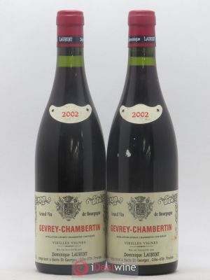 Gevrey-Chambertin Vieilles vignes Dominique Laurent  2002 - Lot de 2 Bouteilles