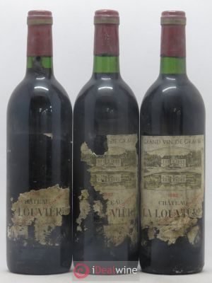 Château la Louvière  1982 - Lot of 3 Bottles