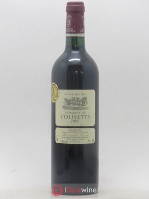 Bandol L'Olivette cuvée Spéciale 2003 - Lot de 1 Bouteille