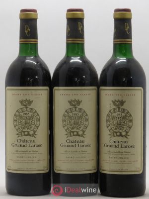 Château Gruaud Larose 2ème Grand Cru Classé  1985 - Lot of 3 Bottles