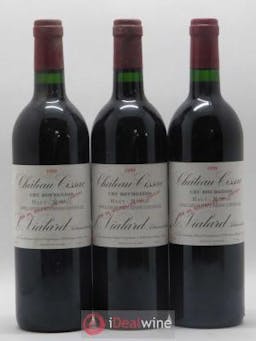Château Cissac Cru Bourgeois  1999 - Lot of 3 Bottles