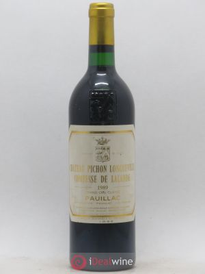 Château Pichon Longueville Comtesse de Lalande 2ème Grand Cru Classé  1989 - Lot of 1 Bottle