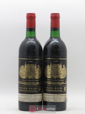 Château Palmer 3ème Grand Cru Classé  1982 - Lot of 2 Bottles