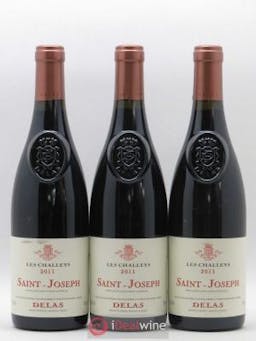 Saint-Joseph Les Challeys Delas Frères  2011 - Lot of 3 Bottles