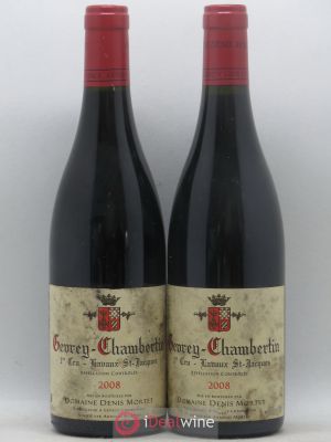 Gevrey-Chambertin 1er Cru Lavaux Saint Jacques Denis Mortet (Domaine)  2008 - Lot of 2 Bottles