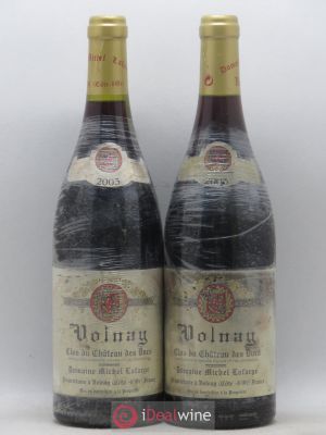 Volnay 1er Cru Clos du Château des Ducs Lafarge (Domaine)  2003 - Lot of 2 Bottles