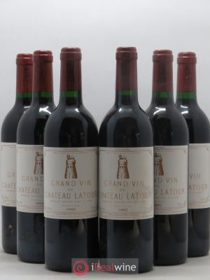 Château Latour 1er Grand Cru Classé  1992 - Lot of 6 Bottles