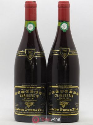 Chambertin Grand Cru Camus Père et Fils (Domaine)  1992 - Lot of 2 Bottles