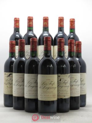 Les Fiefs de Lagrange Second Vin  1990 - Lot de 12 Bouteilles