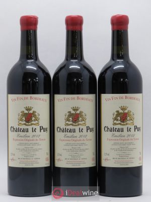Le Puy - Cuvée Emilien  2012 - Lot of 3 Bottles