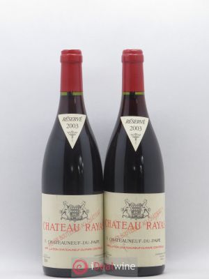 Châteauneuf-du-Pape Château Rayas Reynaud  2003 - Lot of 2 Bottles