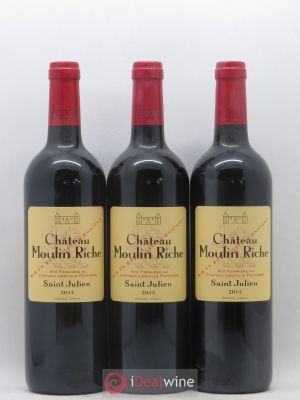 Château Moulin Riche  2014 - Lot of 3 Bottles