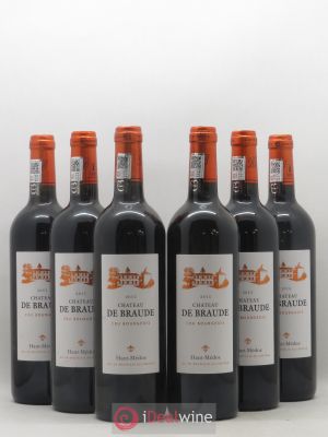 Haut Médoc Chateau de Braude Cru Bourgeois  2015 - Lot of 6 Bottles