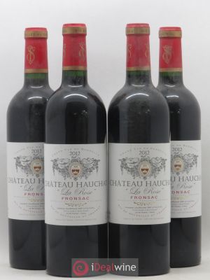 Fronsac Chateau Hauchat La Rose (no reserve) 2012 - Lot of 4 Bottles