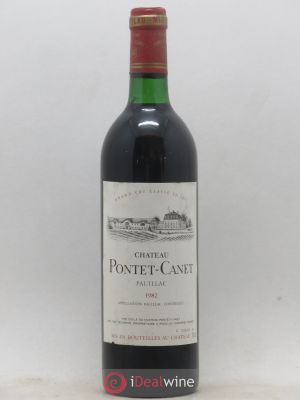 Château Pontet Canet 5ème Grand Cru Classé  1982 - Lot de 1 Bouteille