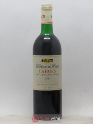 Cahors Château du Cèdre Pascal et Jean-Marc Verhaeghe  1990 - Lot of 1 Bottle