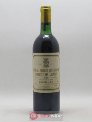Château Pichon Longueville Comtesse de Lalande 2ème Grand Cru Classé  1982 - Lot of 1 Bottle