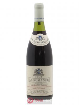 La Romanée Grand Cru Comte Liger-Belair (Domaine du) Bouchard Père et Fils 1986 - Lot of 1 Bottle