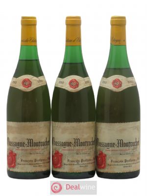 Chassagne-Montrachet François Protheau (no reserve) 1980 - Lot of 3 Bottles