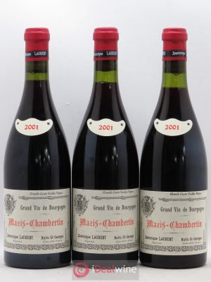 Mazis-Chambertin Grand Cru Dominique Laurent cuvée B grande cuvée vieilles vignes (no reserve) 2001 - Lot of 3 Bottles