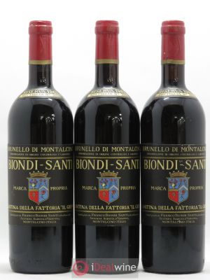 Brunello di Montalcino DOCG Riserva Tenuta Greppo Biondi-Santi 1983 - Lot of 3 Bottles