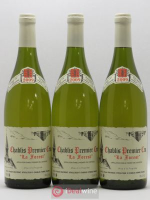 Chablis 1er Cru La Forest René et Vincent Dauvissat (no reserve) 2009 - Lot of 3 Bottles