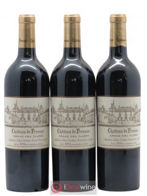 Château de Pressac Grand Cru Classé (no reserve) 2014 - Lot of 3 Bottles