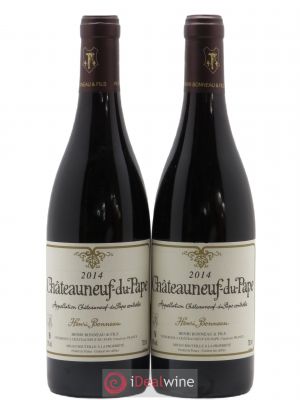Châteauneuf-du-Pape Henri Bonneau Henri Bonneau & Fils (no reserve) 2014 - Lot of 2 Bottles
