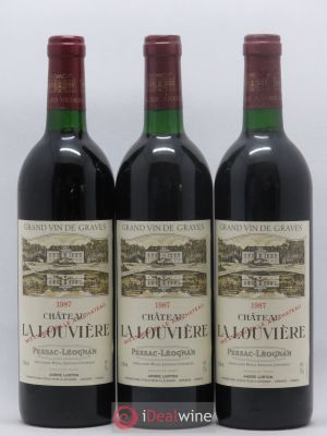 Château la Louvière (no reserve) 1987 - Lot of 3 Bottles