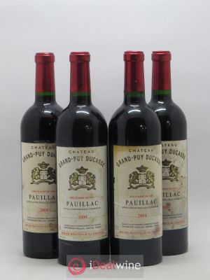 Château Grand Puy Ducasse 5ème Grand Cru Classé  2004 - Lot of 4 Bottles