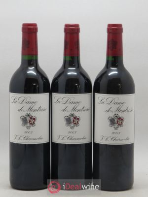 La Dame de Montrose Second Vin  2003 - Lot de 3 Bouteilles