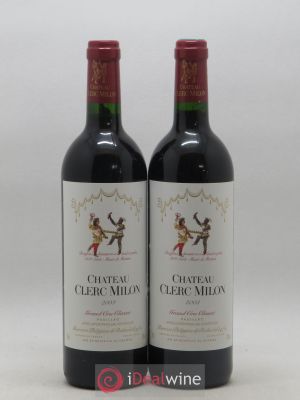 Château Clerc Milon 5ème Grand Cru Classé  2003 - Lot de 2 Bouteilles