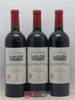Château Grand Puy Lacoste 5ème Grand Cru Classé  1998 - Lot of 3 Bottles