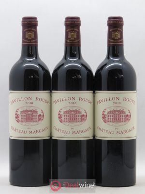 Pavillon Rouge du Château Margaux Second Vin  2016 - Lot of 3 Bottles