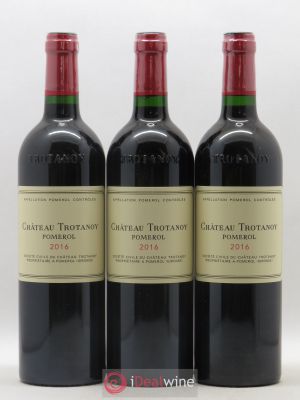 Château Trotanoy  2016 - Lot of 3 Bottles