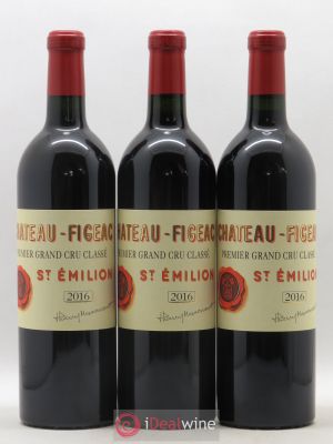 Château Figeac 1er Grand Cru Classé A  2016 - Lot of 3 Bottles