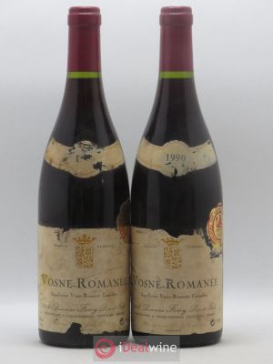 Vosne-Romanée Domaine Forey Père et Fils 1990 - Lot of 2 Bottles