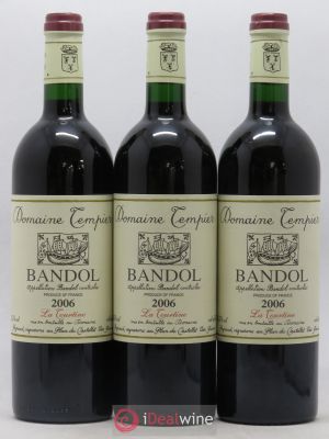 Bandol Domaine Tempier La Tourtine Famille Peyraud  2006 - Lot de 3 Bouteilles